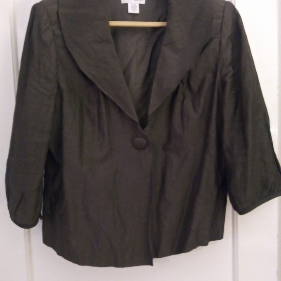 NWOT Spiegal Stylish Wide Collar Blazer- Size 18 - Picture 5 of 5